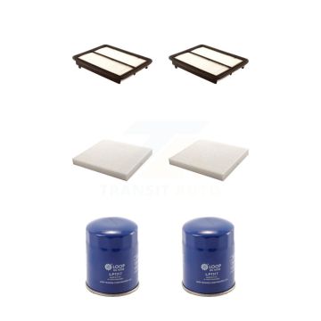 2x Air + 2x Cabin + 2x Engine Oil Filter (6 Total) Kit For Honda Accord Acura TL TSX KFM-100781