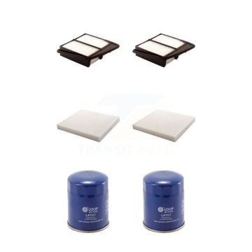 2x Air + 2x Cabin + 2x Engine Oil Filter (6 Total) Kit For Acura TSX KFM-100783