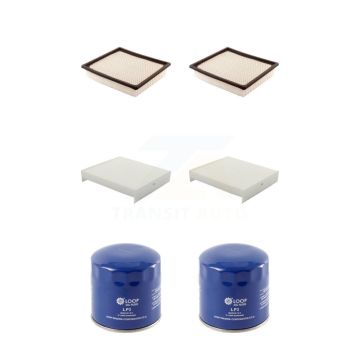2x Air + 2x Cabin + 2x Engine Oil Filter (6 Total) Kit For Ford Mustang KFM-100786