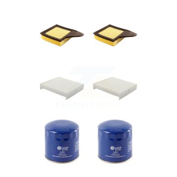 2x Air + 2x Cabin + 2x Engine Oil Filter (6 Total) Kit For 2010 Ford Mustang 4.6L KFM-100787