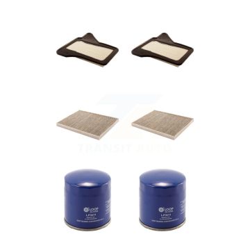 2x Air + 2x Cabin + 2x Engine Oil Filter (6 Total) Kit For 2008 Chrysler Pacifica 3.8L KFM-100790