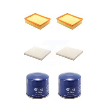 2x Air + 2x Cabin + 2x Engine Oil Filter (6 Total) Kit For Hyundai Sonata 2.4L KFM-100796