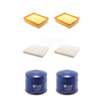 2x Air + 2x Cabin + 2x Engine Oil Filter (6 Total) Kit For Hyundai Sonata 2.4L KFM-100797