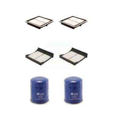 2x Air + 2x Cabin + 2x Engine Oil Filter (6 Total) Kit For Subaru Forester Impreza XV WRX KFM-100798