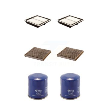 2x Air + 2x Cabin + 2x Engine Oil Filter (6 Total) Kit For Subaru Outback Legacy 2.5L KFM-100799