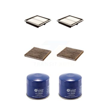 2x Air + 2x Cabin + 2x Engine Oil Filter (6 Total) Kit For Subaru Outback Legacy KFM-100801