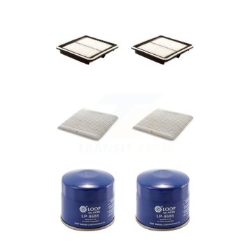 2x Air + 2x Cabin + 2x Engine Oil Filter (6 Total) Kit For Subaru Outback B9 Tribeca KFM-100802