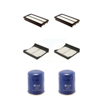 2x Air + 2x Cabin + 2x Engine Oil Filter (6 Total) Kit For Subaru XV Crosstrek KFM-100804