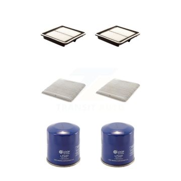 2x Air + 2x Cabin + 2x Engine Oil Filter (6 Total) Kit For Subaru Outback Legacy KFM-100807