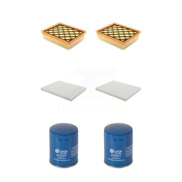 2x Air + 2x Cabin + 2x Engine Oil Filter (6 Total) Kit For Ford Edge Lincoln MKZ KFM-100811
