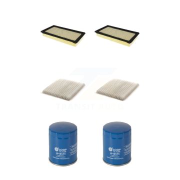 2x Air + 2x Cabin + 2x Engine Oil Filter (6 Total) Kit For Ford Edge Lincoln MKX MKS MKT KFM-100813