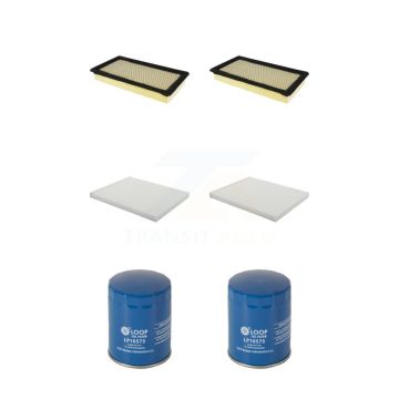 2x Air + 2x Cabin + 2x Engine Oil Filter (6 Total) Kit For 16 Lincoln MKX Old Body Style KFM-100814
