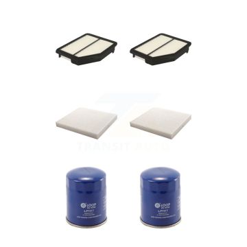 2x Air + 2x Cabin + 2x Engine Oil Filter (6 Total) Kit For 2012-2014 Honda CR-V KFM-100815