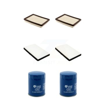 2x Air + 2x Cabin + 2x Engine Oil Filter (6 Total) Kit For Buick LaCrosse Allure 3.6L KFM-100818