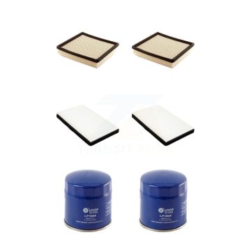 2x Air + 2x Cabin + 2x Engine Oil Filter (6 Total) Kit For Chevrolet Impala Buick Pontiac KFM-100821