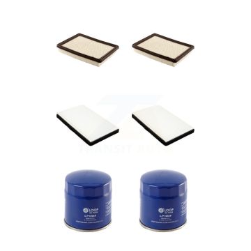2x Air + 2x Cabin + 2x Engine Oil Filter (6 Total) Kit For Buick LaCrosse Allure 3.6L KFM-100824