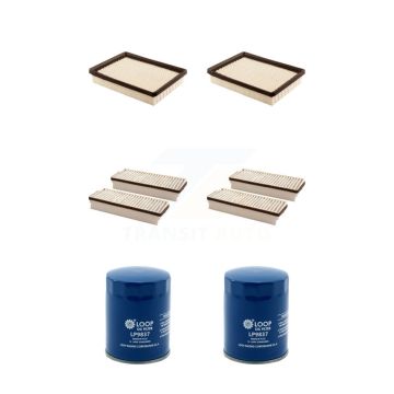 2x Air + 2x Cabin + 2x Engine Oil Filter (6 Total) Kit For Pontiac Montana Chevrolet KFM-100826