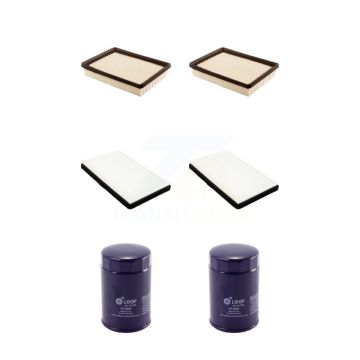 2x Air + 2x Cabin + 2x Engine Oil Filter (6 Total) Kit For 97 Chevrolet Monte Carlo 3.4L KFM-100828