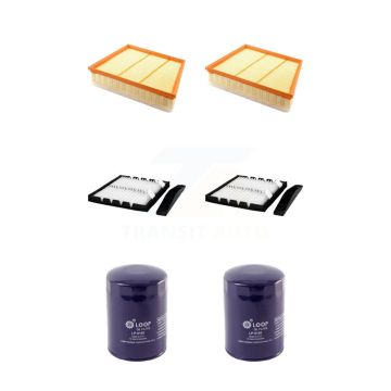 2x Air + 2x Cabin + 2x Engine Oil Filter (6 Total) Kit For GMC Chevrolet Sierra 2500 HD KFM-100830