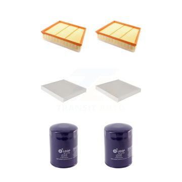 2x Air + 2x Cabin + 2x Engine Oil Filter (6 Total) Kit For GMC Chevrolet Sierra 2500 HD KFM-100832