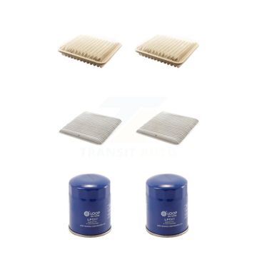 2x Air + 2x Cabin + 2x Engine Oil Filter (6 Total) Kit For Mitsubishi Endeavor Galant KFM-100837