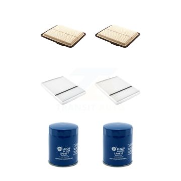 2x Air + 2x Cabin + 2x Engine Oil Filter (6 Total) Kit For Buick Lucerne Cadillac DTS KFM-100843