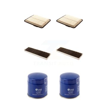 2x Air + 2x Cabin + 2x Engine Oil Filter (6 Total) Kit For Chevrolet Equinox Pontiac XL-7 KFM-100845