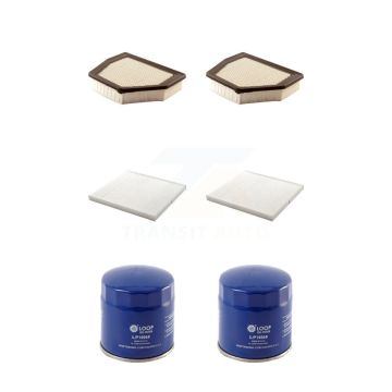 2x Air + 2x Cabin + 2x Engine Oil Filter (6 Total) Kit For 2008-2010 Saturn Vue 3.6L KFM-100847