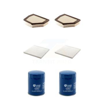 2x Air + 2x Cabin + 2x Engine Oil Filter (6 Total) Kit For 2008-2010 Saturn Vue 3.5L KFM-100848