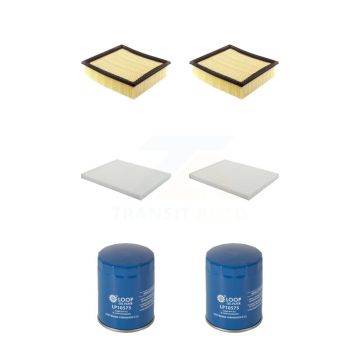 2x Air + 2x Cabin + 2x Engine Oil Filter (6 Total) Kit For 2017 Lincoln Navigator KFM-100856