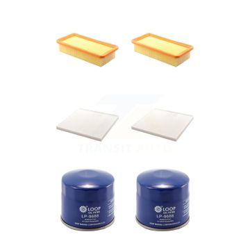 2x Air + 2x Cabin + 2x Engine Oil Filter (6 Total) Kit For 2006-2011 Kia Rio Rio5 KFM-100857