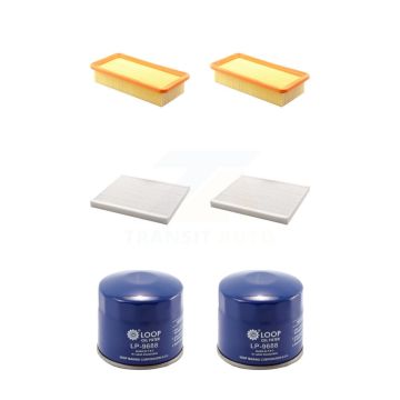 2x Air + 2x Cabin + 2x Engine Oil Filter (6 Total) Kit For Hyundai Accent KFM-100859