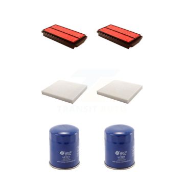 2x Air + 2x Cabin + 2x Engine Oil Filter (6 Total) Kit For 2007-2012 Acura RDX KFM-100860