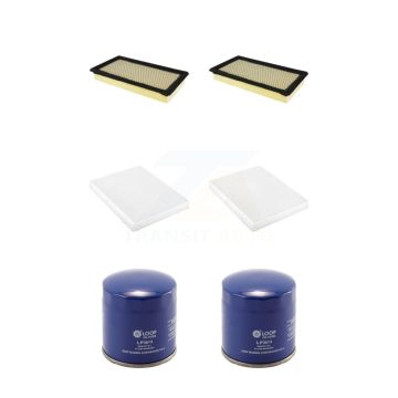 2x Air + 2x Cabin + 2x Engine Oil Filter (6 Total) Kit For Ford Explorer Taurus Lincoln KFM-100867