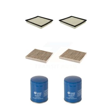 2x Air + 2x Cabin + 2x Engine Oil Filter (6 Total) Kit For Chevrolet Impala Cadillac XTS KFM-100871