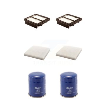 2x Air + 2x Cabin + 2x Engine Oil Filter (6 Total) Kit For 2011-2016 Honda CR-Z KFM-100873