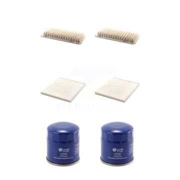 2x Air + 2x Cabin + 2x Engine Oil Filter (6 Total) Kit For Pontiac Vibe KFM-100875