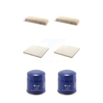 2x Air + 2x Cabin + 2x Engine Oil Filter (6 Total) Kit For Toyota Corolla Matrix KFM-100876