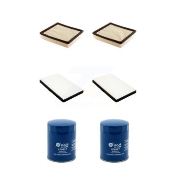 2x Air + 2x Cabin + 2x Engine Oil Filter (6 Total) Kit For Chevrolet Impala Monte Carlo KFM-100882