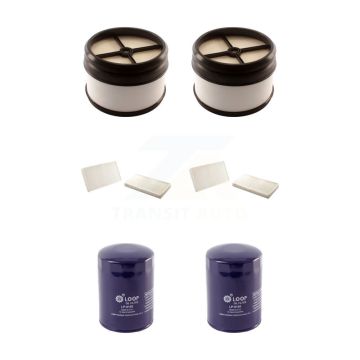 2x Air + 2x Cabin + 2x Engine Oil Filter (6 Total) Kit For GMC Chevrolet Sierra 2500 HD KFM-100891