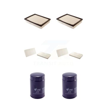 2x Air + 2x Cabin + 2x Engine Oil Filter (6 Total) Kit For GMC Sierra 1500 Chevrolet KFM-100893