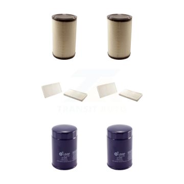 2x Air + 2x Cabin + 2x Engine Oil Filter (6 Total) Kit For Cadillac Escalade KFM-100894