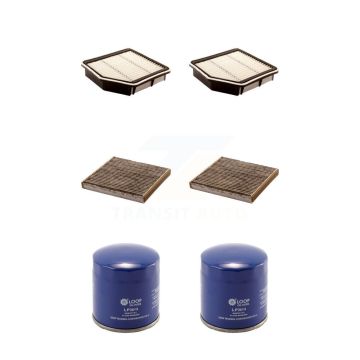 2x Air + 2x Cabin + 2x Engine Oil Filter (6 Total) Kit For 2006-2007 Lexus GS430 4.3L KFM-100898