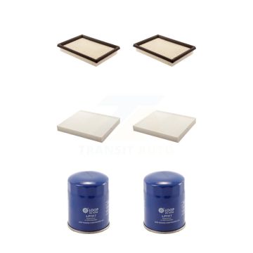 2x Air + 2x Cabin + 2x Engine Oil Filter (6 Total) Kit For INFINITI FX50 QX70 2 Required KFM-100909