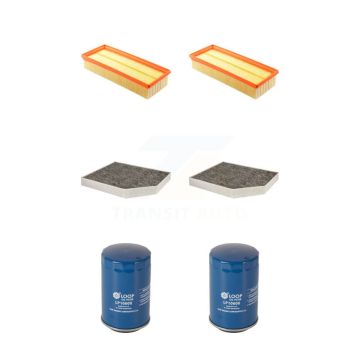 2x Air + 2x Cabin + 2x Engine Oil Filter (6 Total) Kit For Audi Q5 A4 Quattro A5 allroad KFM-100914