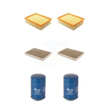 2x Air + 2x Cabin + 2x Engine Oil Filter (6 Total) Kit For 2009 Audi A4 Quattro KFM-100915