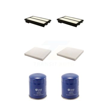 2x Air + 2x Cabin + 2x Engine Oil Filter (6 Total) Kit For 2015-2020 Acura TLX 3.5L KFM-100917