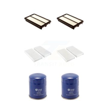 2x Air + 2x Cabin + 2x Engine Oil Filter (6 Total) Kit For 2007-2011 Honda Element KFM-100924
