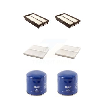 2x Air + 2x Cabin + 2x Engine Oil Filter (6 Total) Kit For 2003-2008 Mazda 6 3.0L KFM-100932