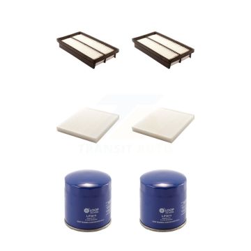 2x Air + 2x Cabin + 2x Engine Oil Filter (6 Total) Kit For 2010-2012 Mazda CX-7 2.3L 2.5L KFM-100937